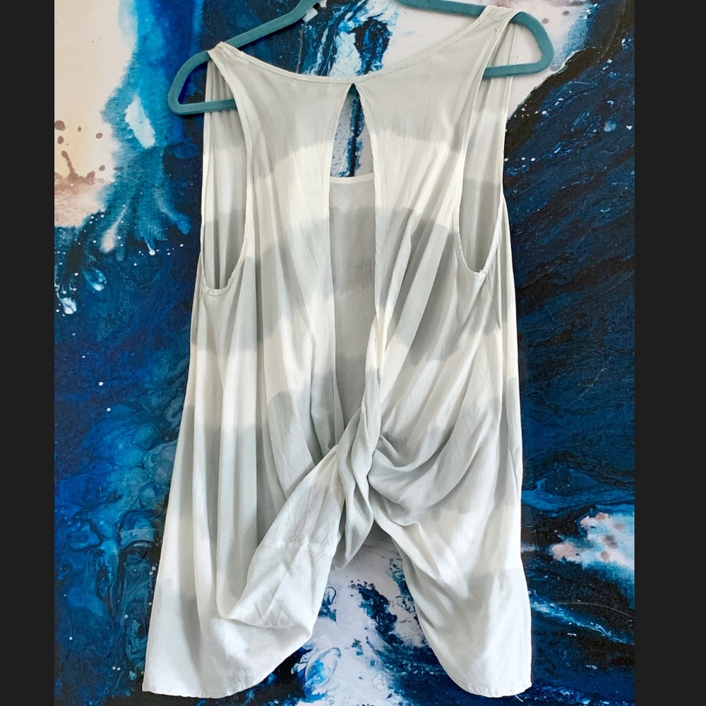 Beach Ready Backless Twist Tank